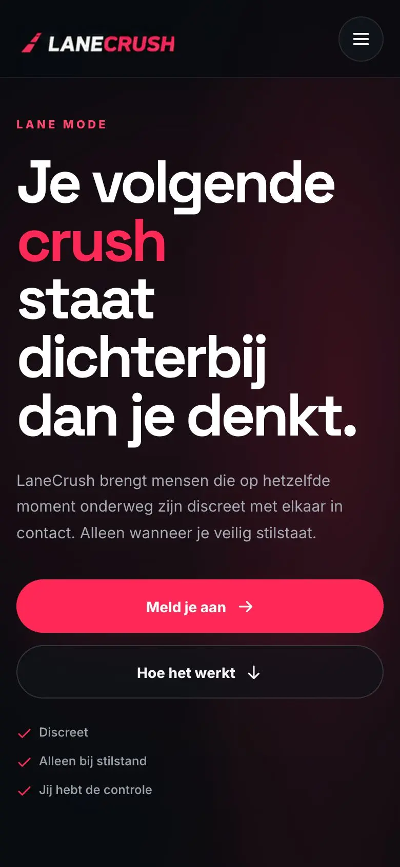 LaneCrush op mobiel