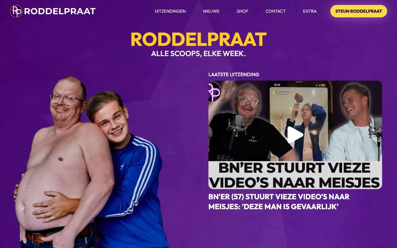 RoddelPraat op desktop